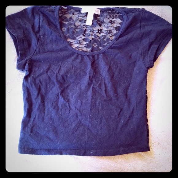 Black Cropped Top