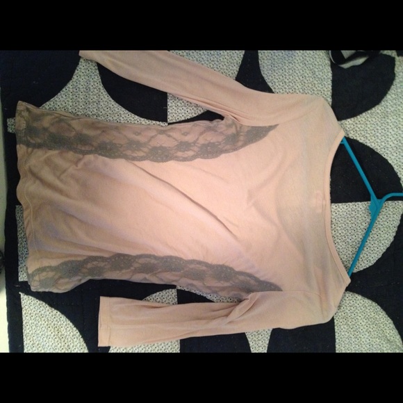 Light pink with grey lace