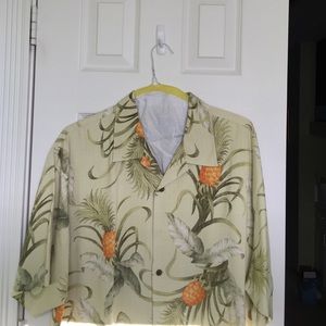 Men's silk button down
