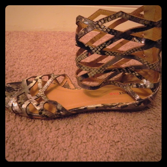 Reptile Gladiator Sandals