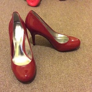 Jessica Simpson Red Patent Leather Pumps