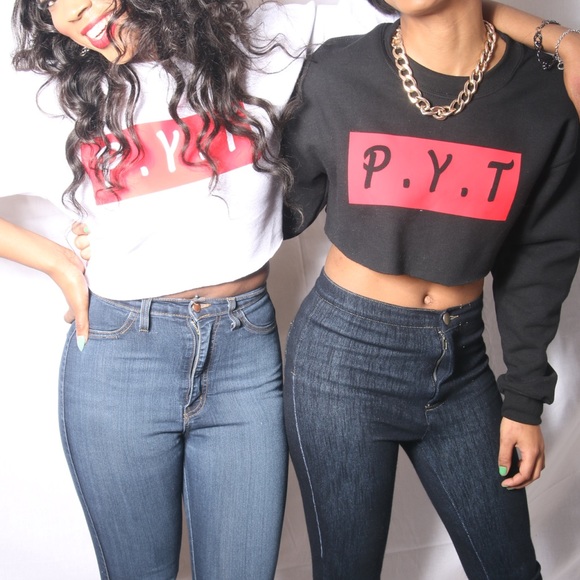 PYT CROP CREWNECK