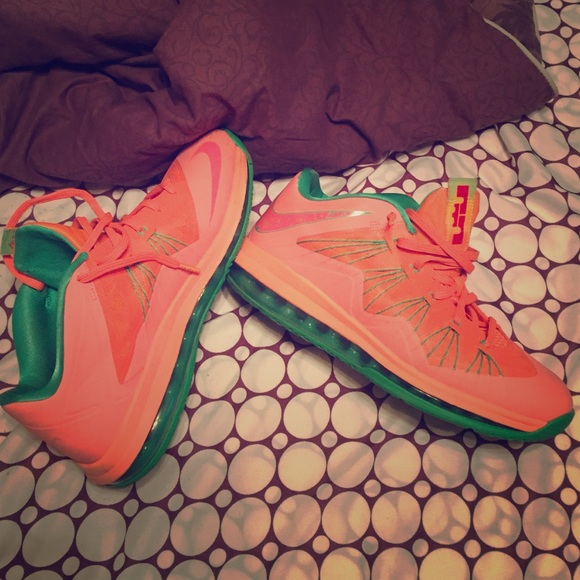 Nike lebrons x low 10 "watermelons"