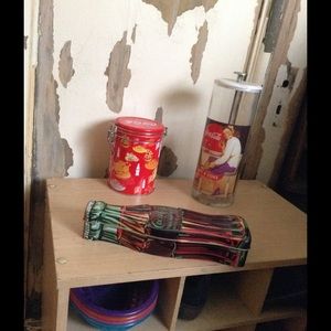 Bundled Coca cola and sewing book bundle