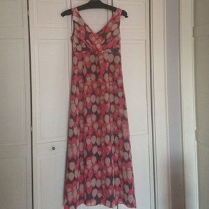 Beautiful floor length dress, NWT 100% silk.