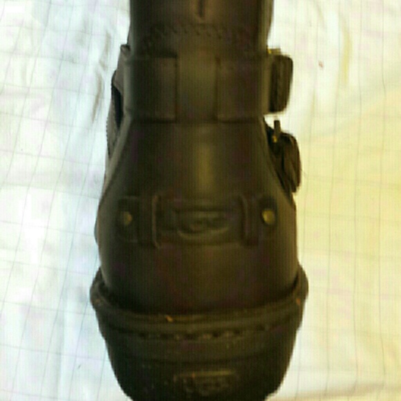 Ugg rosen espresso brown leather riding boots 9 - Picture 4 of 4
