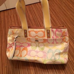 Coach spring time bag
