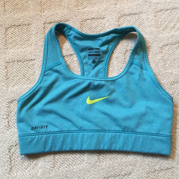 Blue Nike Pro Sports Bra