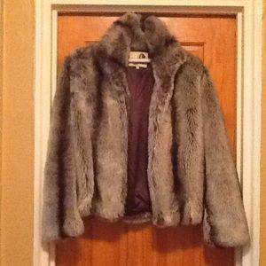 Fake fur coat. Size small.