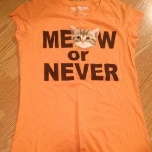 Meow or Never Cat T-Shirt