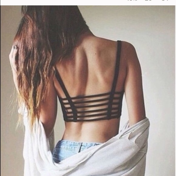 ✂️White and black Bralette ✂️ SALE - Picture 2 of 2