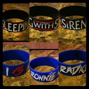 SWS & I "heart" Ronnie Radke Rubber Bracelet