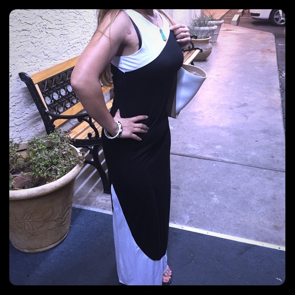 Long stretchy maxi dress