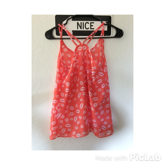 Coral kisses tank - Picture 2 of 2