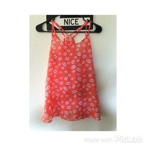 Coral kisses tank
