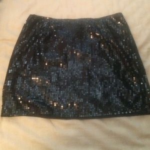 Black Sequin skirt