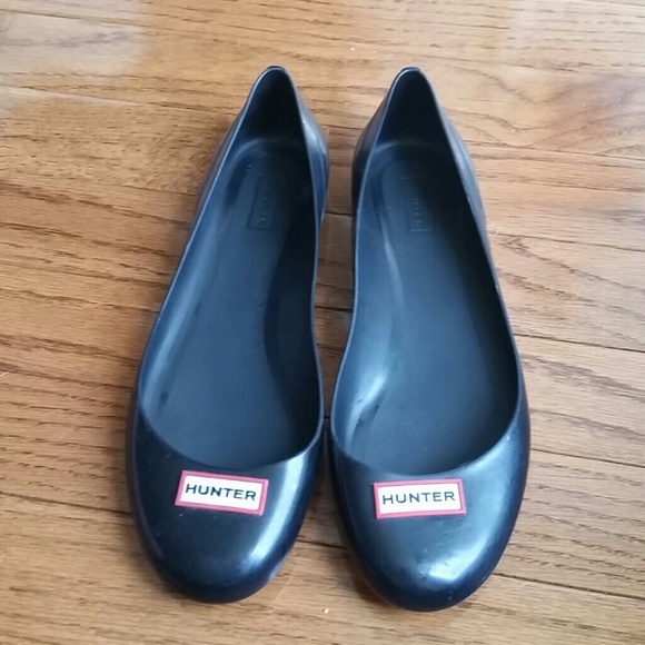 Authentic Black Hunter Ballet Flats sz 7