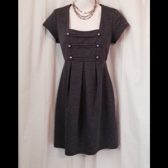 SOLD MILITARY LOOK dress! Great with leggings too!