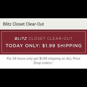 TODAY ONLY!  10% off any item in my closet!