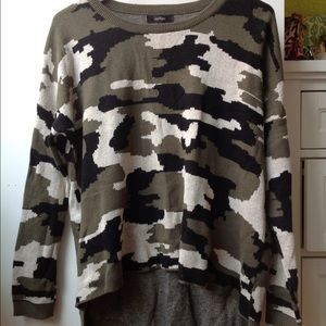 Camo sweater