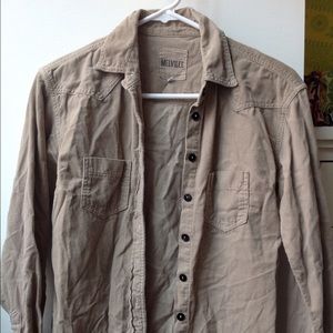 Corduroy button up