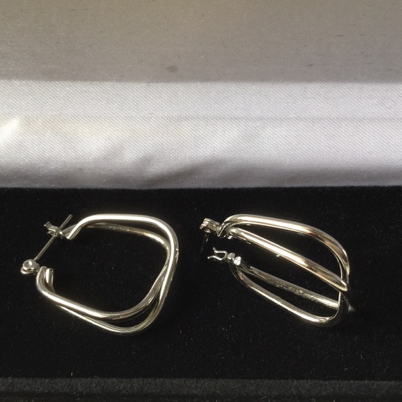 Silvery earrings