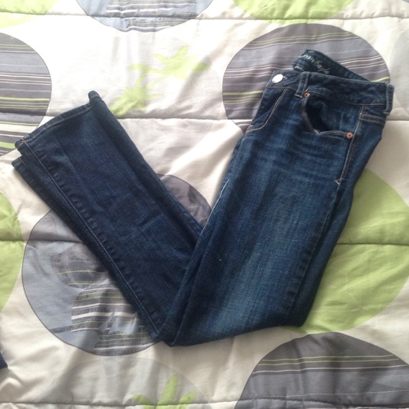 American eagle straight stretch denim pants