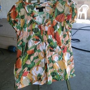 Calvin Klein Jeans floral blouse