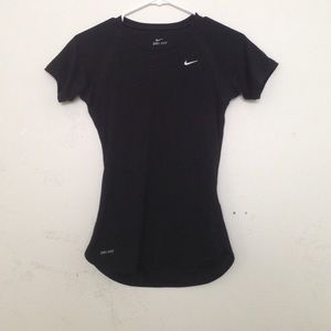 Dri-fit Nike black workout gym shirt