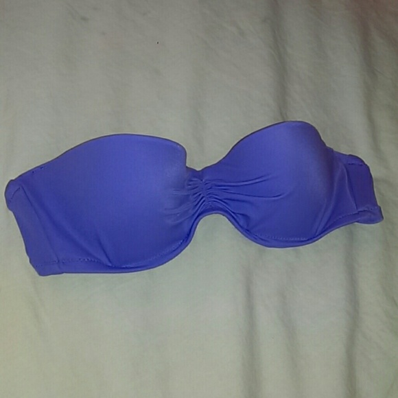 Purple Victoria's secret strapless swimsuit top