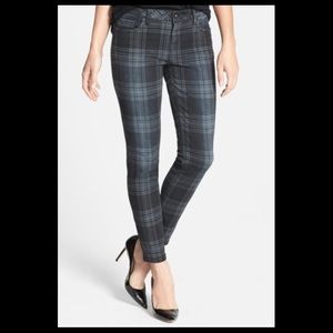 Kenzie Plaid Ankle Jeans