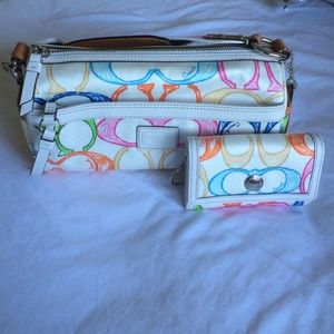 Coach purse and wallet