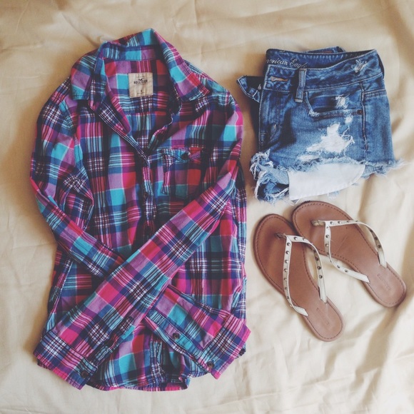 Hollister Tops - Hollister Flannel