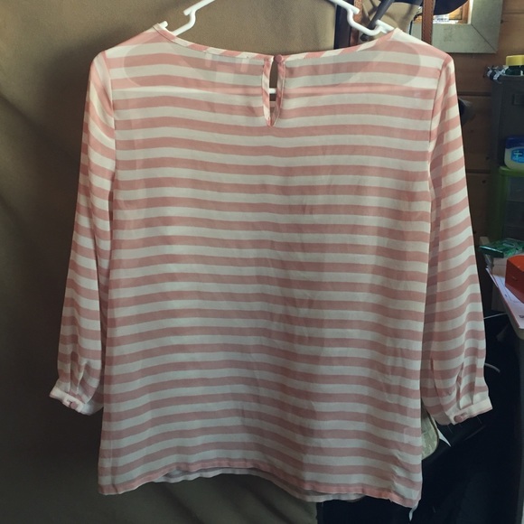 Striped sheer top - Picture 3 of 3