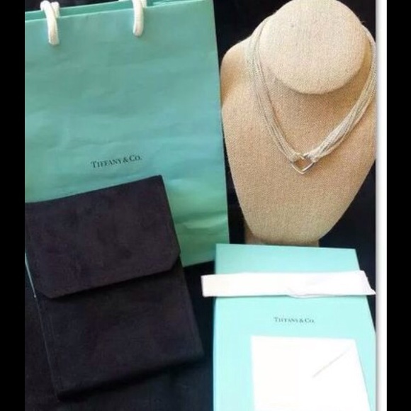 Authentic Tiffany&Co. Multi-Strand heart necklace!