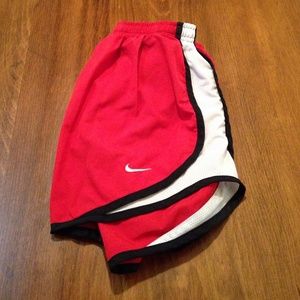 Nike FitDry Running Shorts (Red)