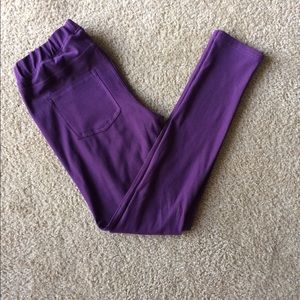Purple Skinny Pants
