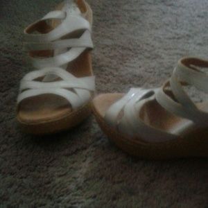 Strappy wedge sandals