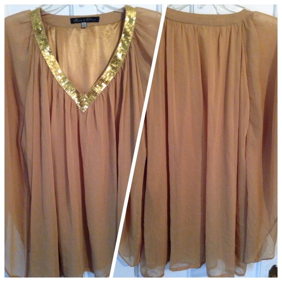 Rose & Olive blouse