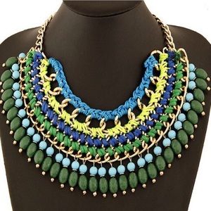 Bohemian Bib Statement Necklace