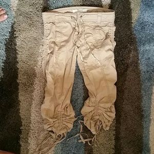 Khaki  capris