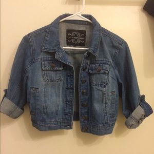 ⭐️cute denim half jacket⭐️