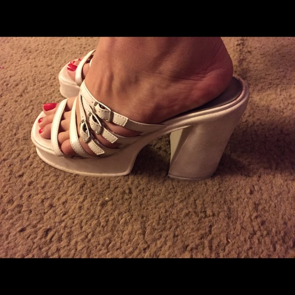 Strappy heels