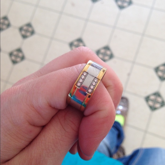 Men's stainless steel ring