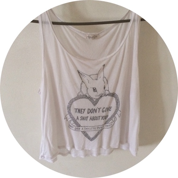 Brandy Melville rabbit tank! 🐰