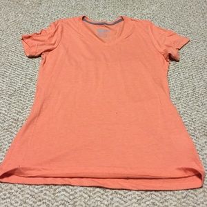 Orange Nike Dri-fit training shirt