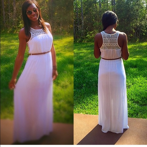 Gorgeous white maxi dress