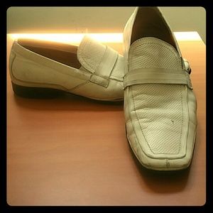 Mens Aldo White Shoes