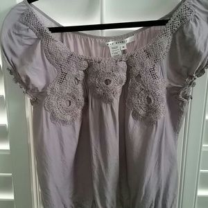 Max Studio lavender top