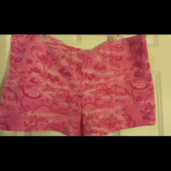 Hot Pink Low Rise Drawstring Shorts - Picture 2 of 3